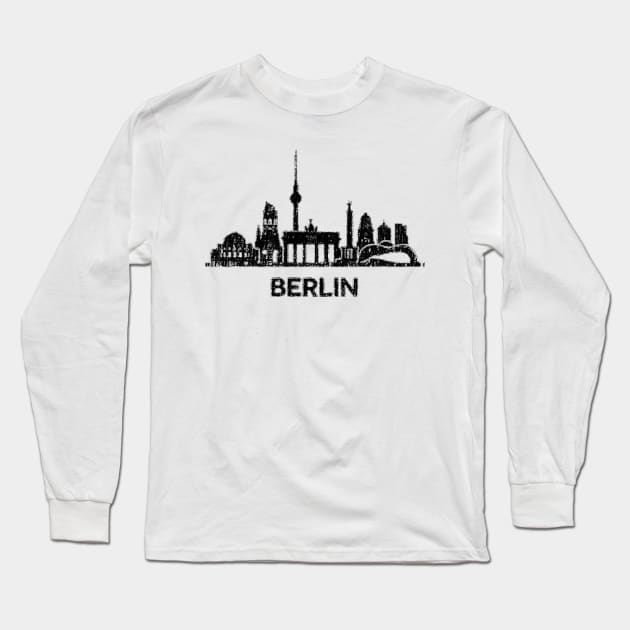 Berlin City - World Cities Series by 9BH Long Sleeve T-Shirt by JD by BN18 